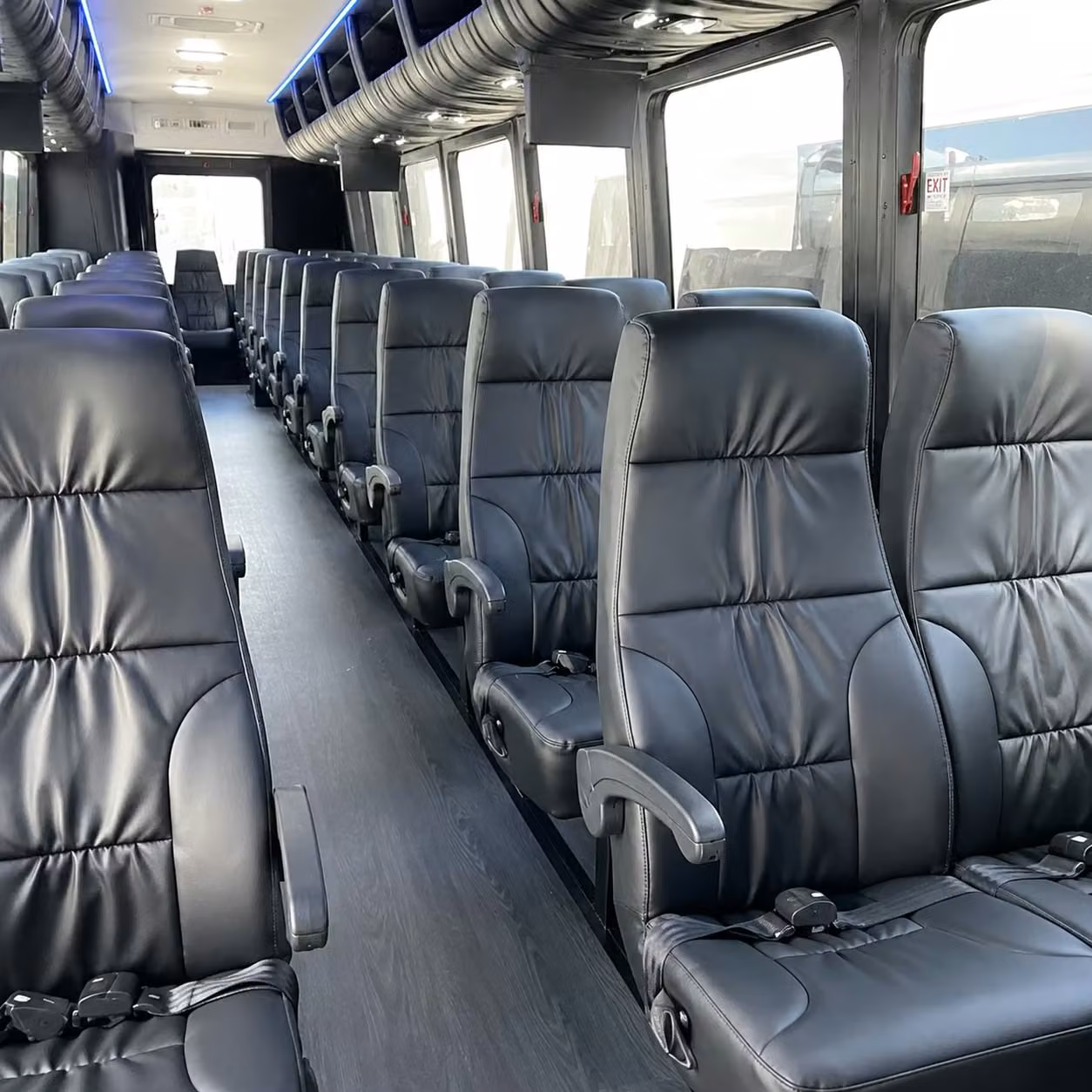 35 passenger minibus interior