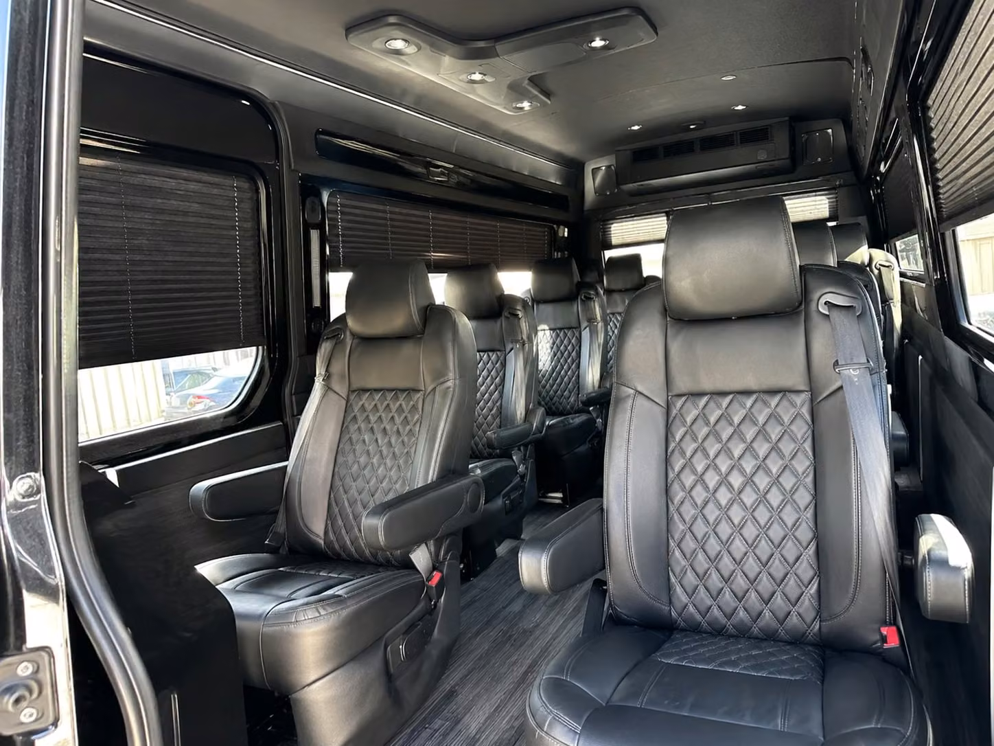 sprinter van with driver interior
